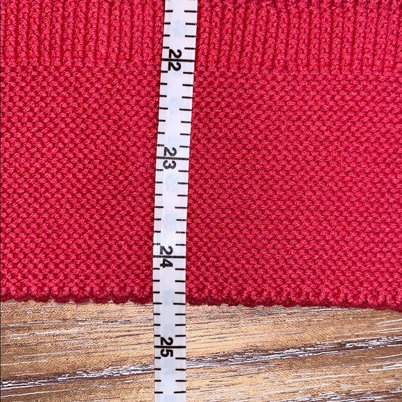 Barbour Weymouth Knit Red Sweater Size US 12 - Picture 10 of 16